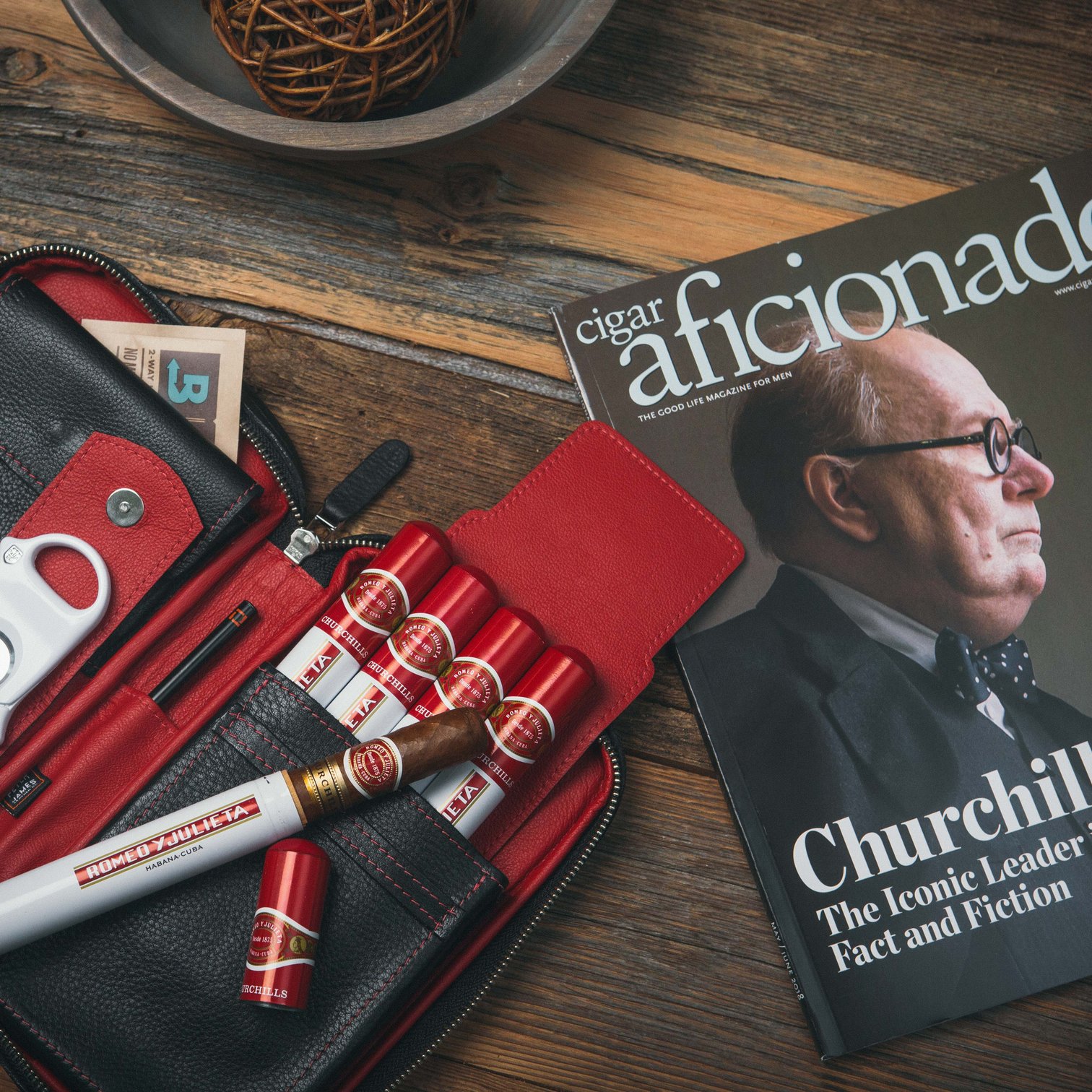 Cigar Aficionado Review Peter James Leather Aficionado Case By David Clough